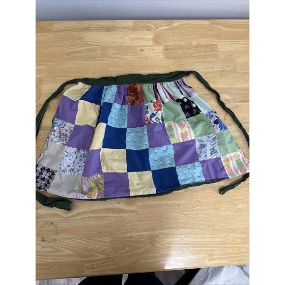 Handmade Other - Vintage Fall colors patch work half apron Small Reversible Home Made